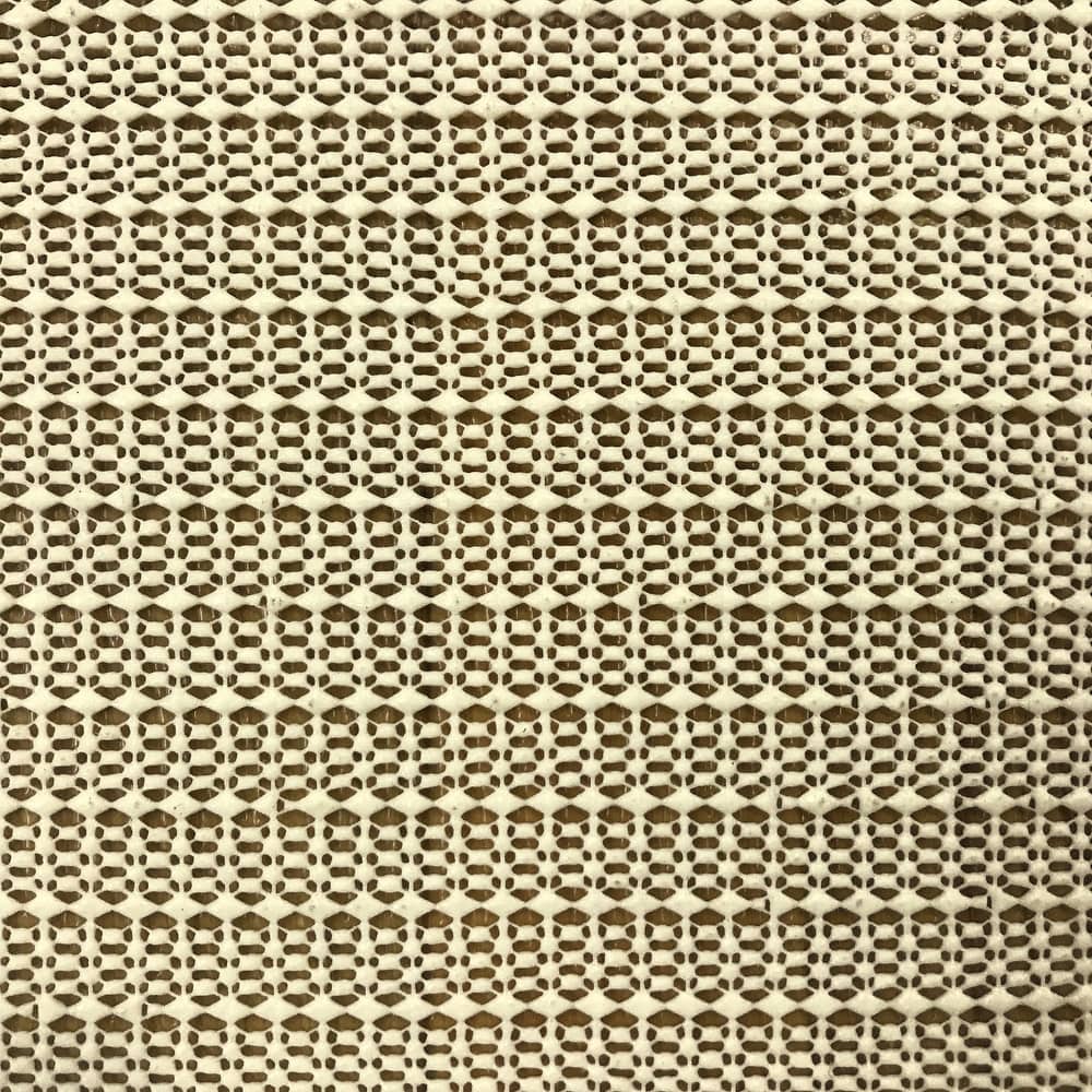 Superior Non-Slip Gripper Mat Floor Protector Indoor Area Rug Pad - Cream