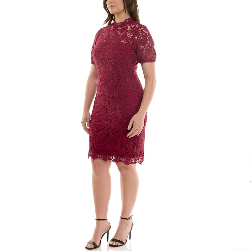 Nanette Lepore Lace Overlay Dress