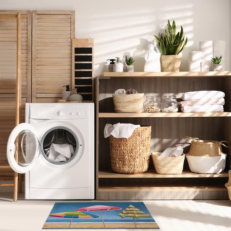 Liora Manne Esencia Beach Umbrella Indoor/Outdoor Mat