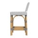preview thumbnail 11 of 26, Serienna Rectangular Rattan Low Back 24.5"Counter Stool