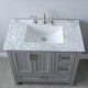 preview thumbnail 107 of 110, Altair Isla Single Bathroom Vanity Set and Aosta White Countertop with Mirror