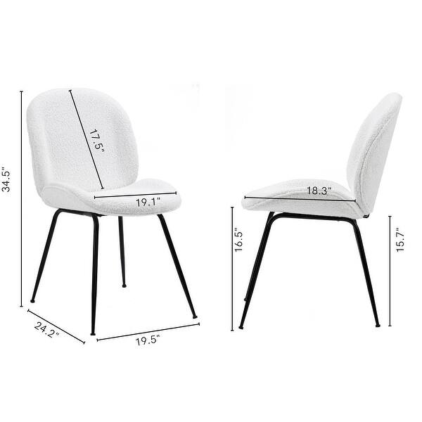 Upholstered Dining Chair With Metal Legs Set Of 2 Bed Bath & Beyond
