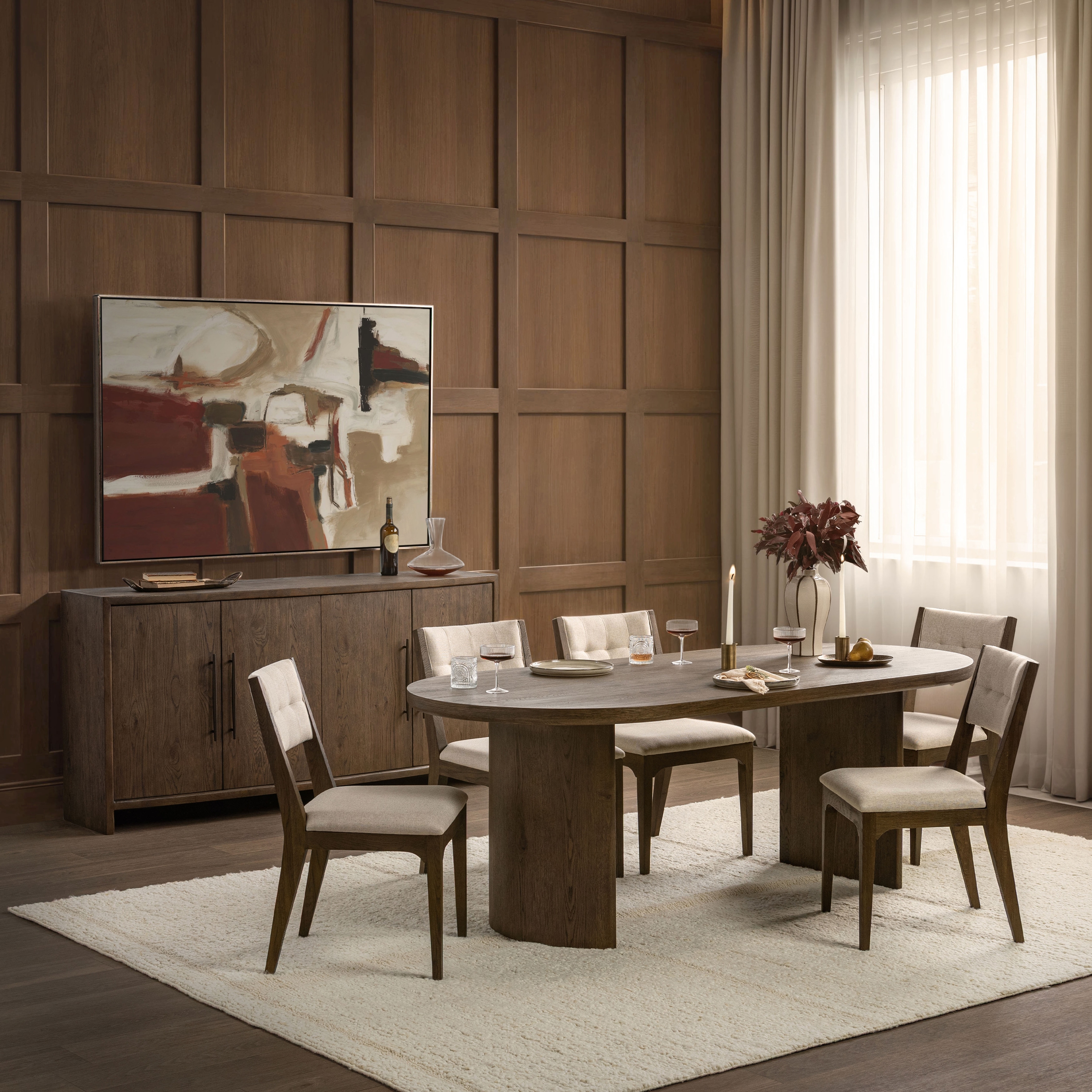 Estelle Wood Dining Table