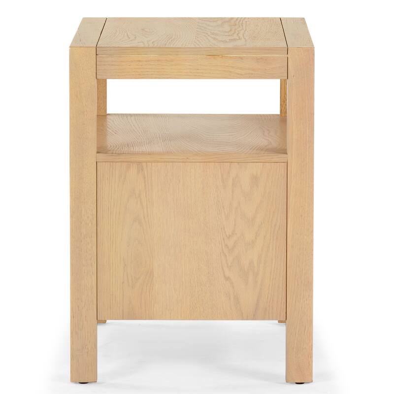 SAFAVIEH Couture Shelbie 2-Drawer Reeded Nightstand, Fully Assembled