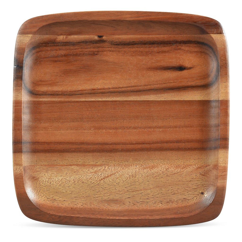 Noritake Kona Wood Square Plate, 12"