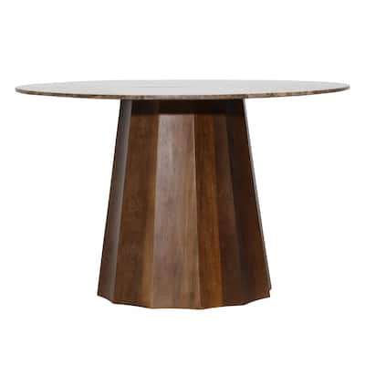 Adler 47" Wide Dining Table, Brown