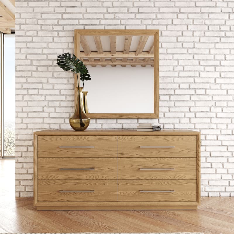 Nova Domus Santa Barbara Modern Natural Dresser - 6-drawer