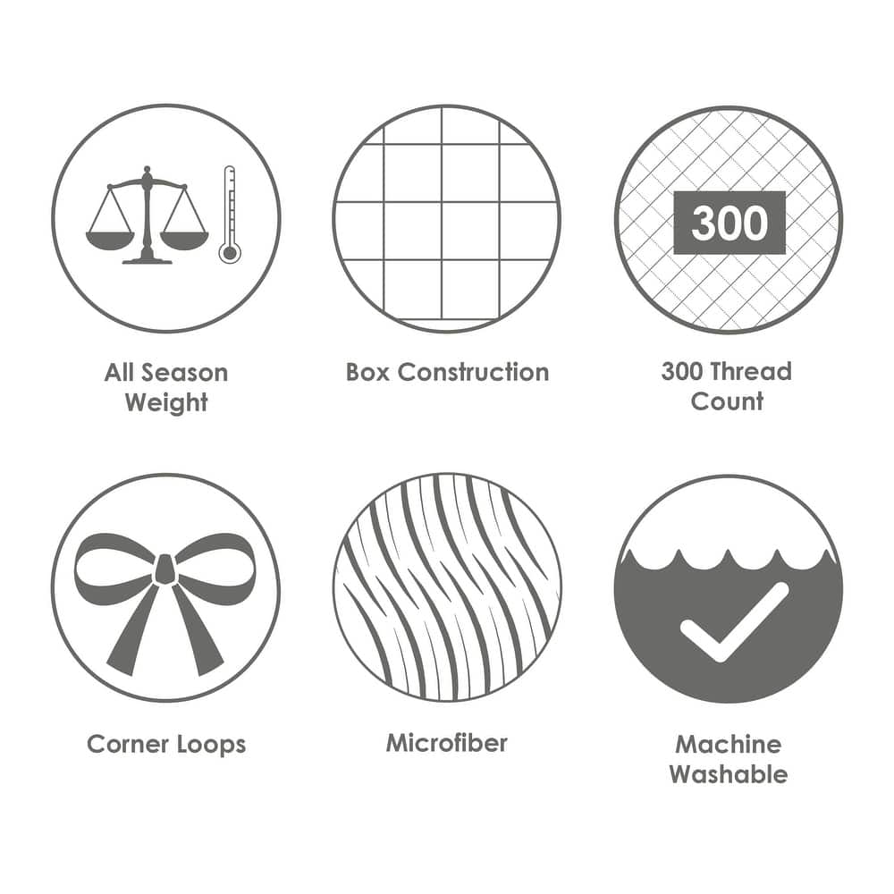 Canadian Down & Feather Company Microfiber Down Alternative Comforter All Season weight