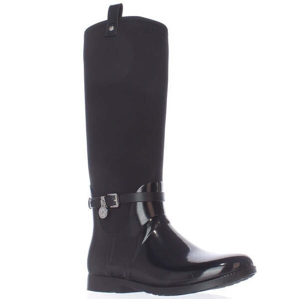 michael kors charm rain boots