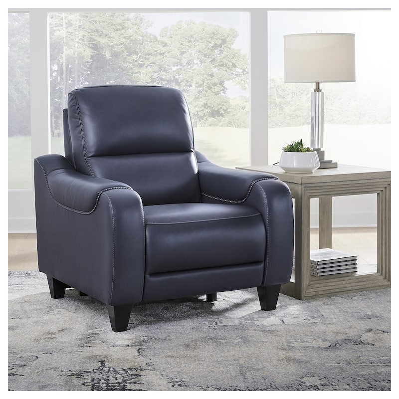 Signature Design by Ashley Mercomatic Power Recliner - Blue