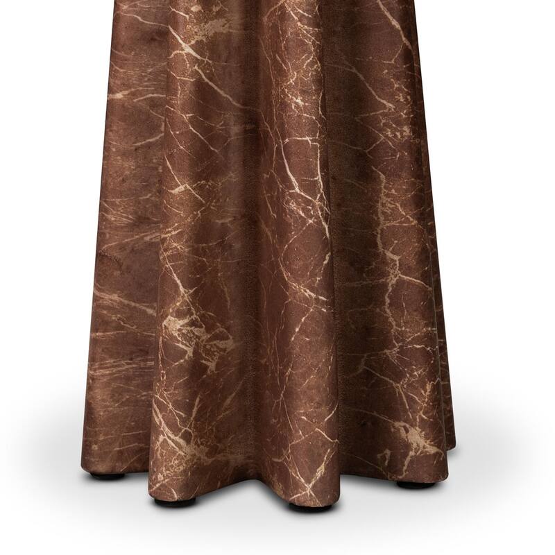 Folda Sculpted Concrete Pedestal Side Table