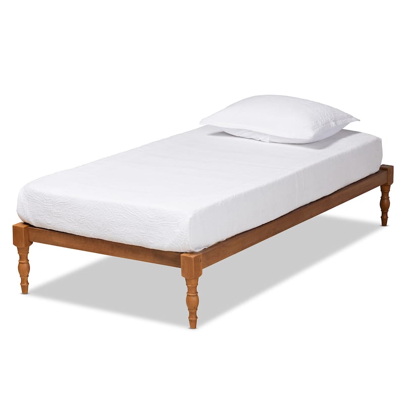 Iseline Modern and Contemporary Twin Size Platform Bed Frame - Brown