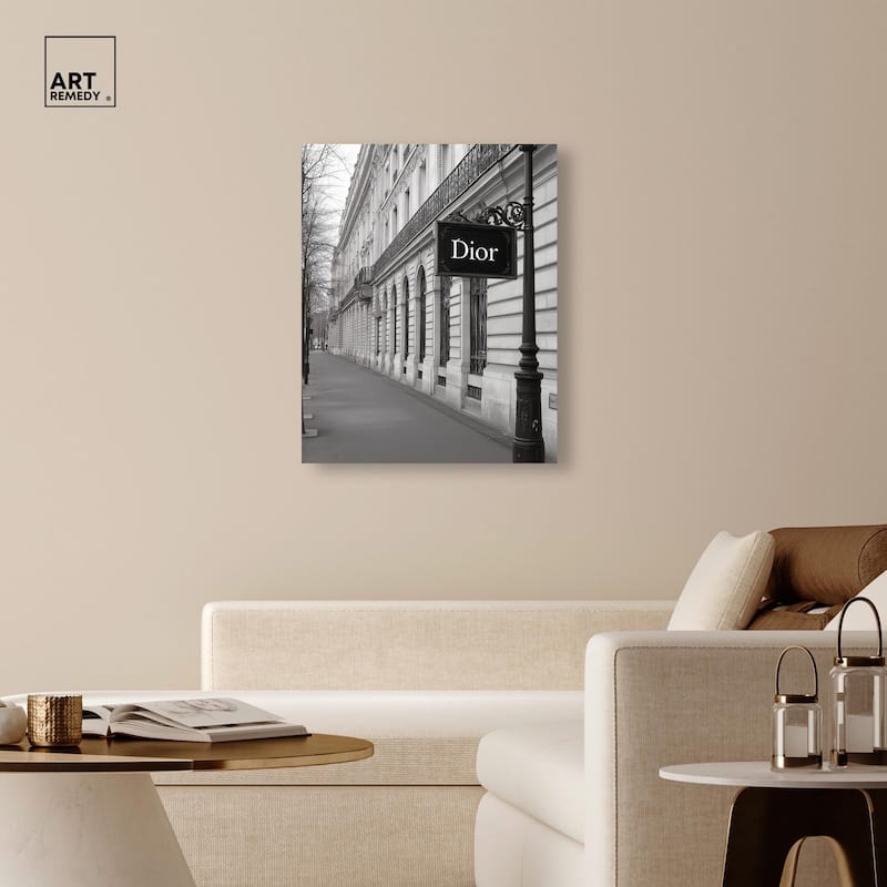 Parisian Street Canvas by Art Remedy, Gallery Wrapped