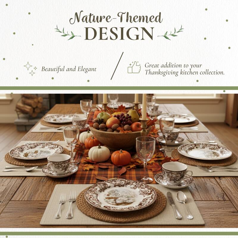 Spode Woodland Dinner Plate Animal Motifs