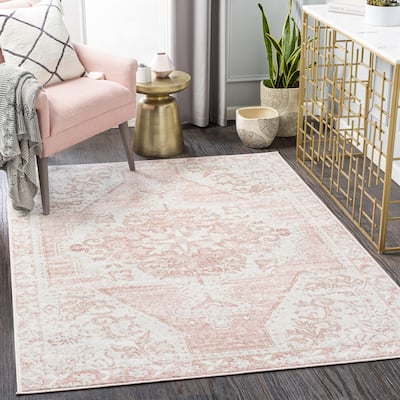Livabliss St Tropez Updated Traditional Medallion Area Rug.