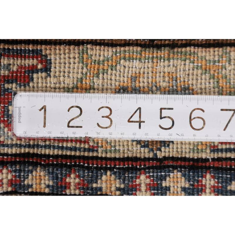 Light Blue Kazak Oriental Runner Rug Hallway Handmade Wool Carpet - 2'1" x 5'7"