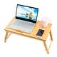 preview thumbnail 2 of 12, Foldable Bed Serving Tray Laptop Table Adjustable Height