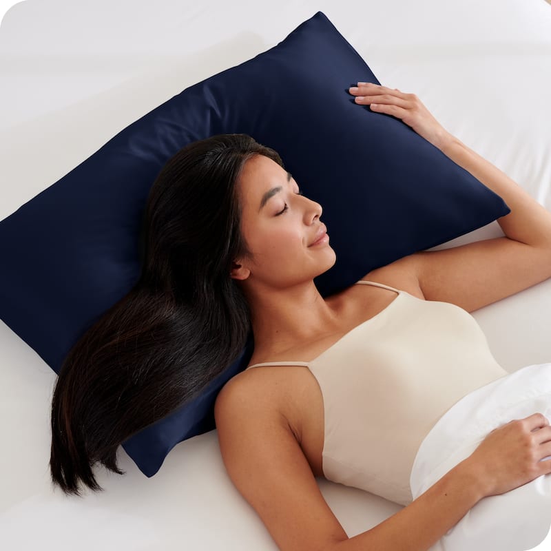 Bare Home Poly Satin Pillowcase Set for Hair and Skin (Set of 2)
