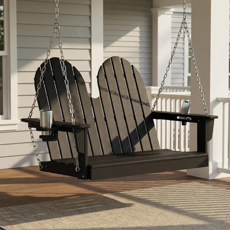 Hanniford Poly Adirondack 50 Inch Porch Swing