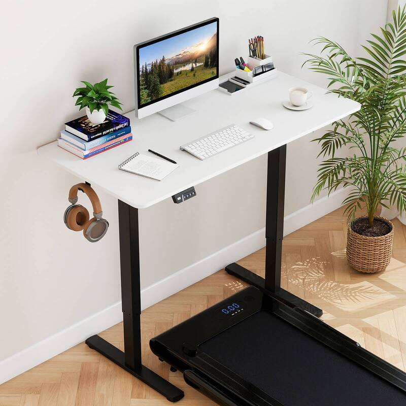 Costway 48” x 24” Electric Standing Desk with LED Display 2 Memory