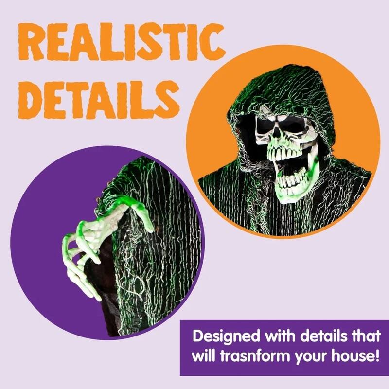 3 Pack Halloween Hanging Grim Reapers