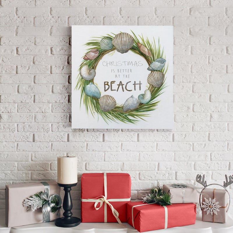 Better at the Beach-Premium Gallery Wrapped Canvas - Ready to Hang