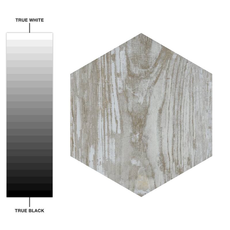 Merola Tile Suomi Hex Grey 8-5/8" x 9-7/8" Porcelain Floor and Wall Tile