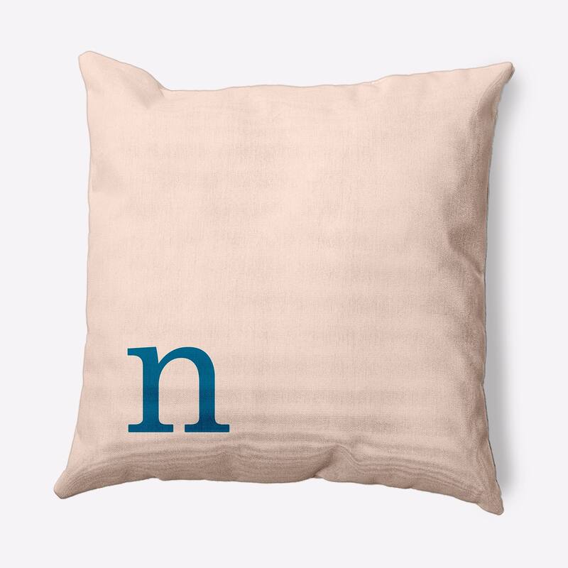 Modern Monogram Decorative Throw Pillow - 20" x 20" - n