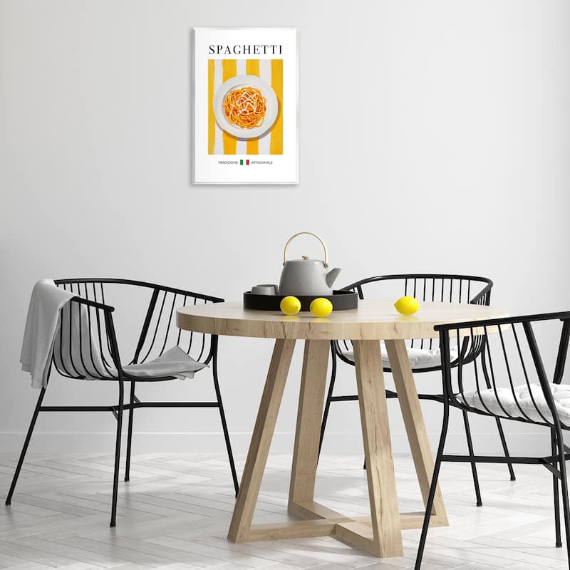 Stupell Traditional Spaghetti Pasta Wall Plaque Art Design By Andreas Magnusson