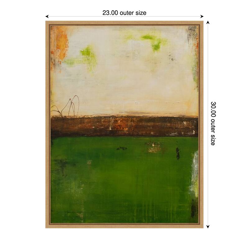 Forest Hill Trail by Erin Ashley Framed Canvas Wall Art Print - 23 x 30 in