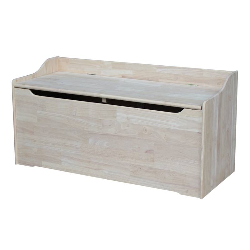 Juvenile Solid Wood Storage Box - Unfinished 47"W x 19"D x 23"H