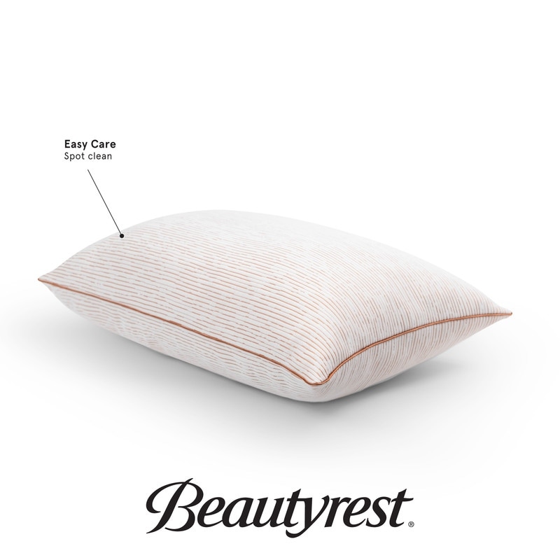 beautyrest copper gel memory foam pillow