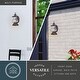 preview thumbnail 5 of 4, Vaxcel Lighting Dockside 1 Light Outdoor Wall Sconce with Clear Glass