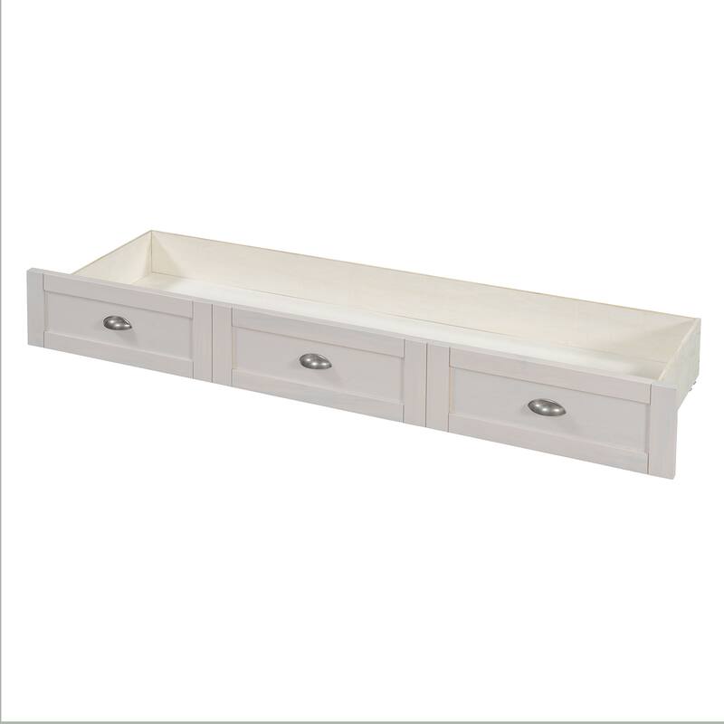 Foldable Murphy Bed with Large Drawers, USB Ports and Outlets