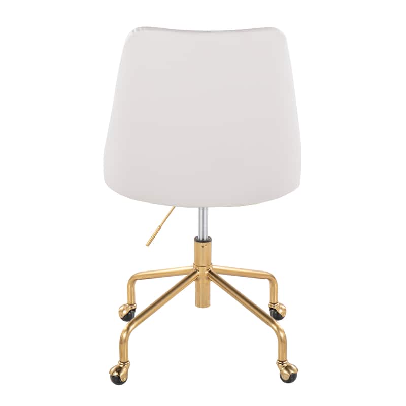 Silver Orchid Ockelbo Adjustable Office Chair with 4-Star Caster Base