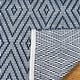 preview thumbnail 4 of 2, SAFAVIEH Handmade Flatweave Montauk Shkurte Cotton Rug - Navy/Ivory - 4' x 6'
