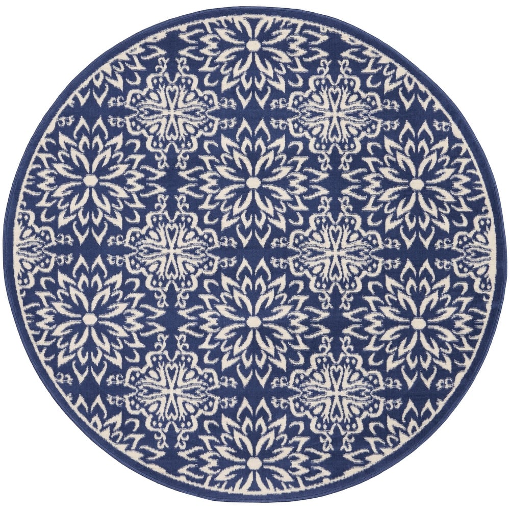 Nourison Jubilant Floral Medallion Area Rug