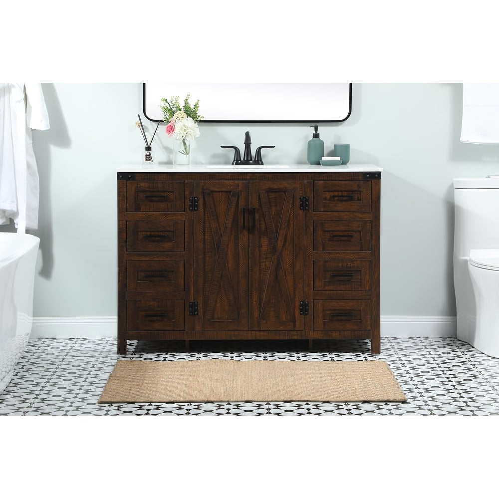 Vine 42 - 48 Inch Single Bathroom Vanity
