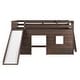 preview thumbnail 22 of 32, Max and Lily Farmhouse Twin Low Loft with Slide