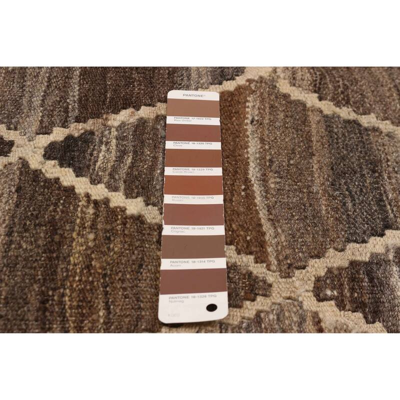 Sivas Brown Kilim 6'0" x 8'1" - 6'0 x 8'1