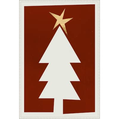 Oh Silent Night by Kubistika Framed Canvas Wall Art Print