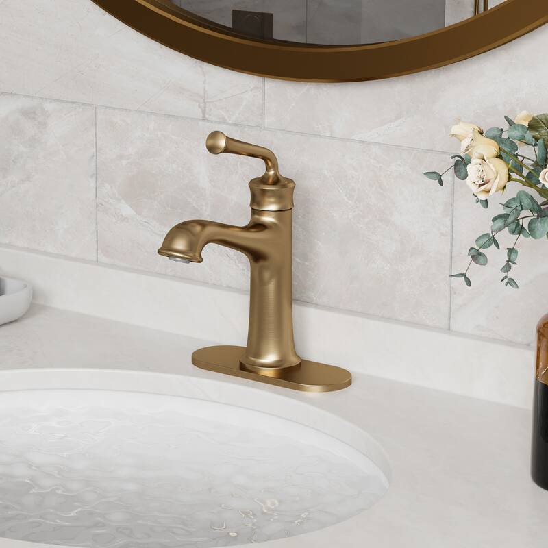 1.2 GPM Single Handle Single Hole Vessel Bathroom Faucet