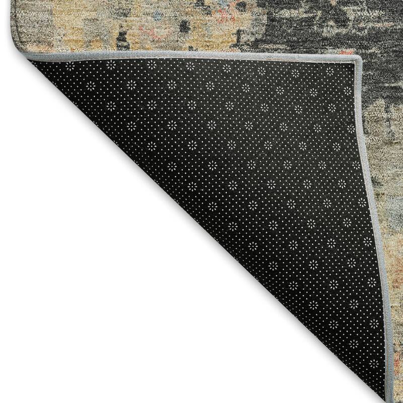 Machine Washable Indoor/ Outdoor Vintage Traditional Chantille Rug