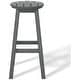 preview thumbnail 25 of 97, Laguna Hdpe All Weather Outdoor Patio 29" Round Bar Stool
