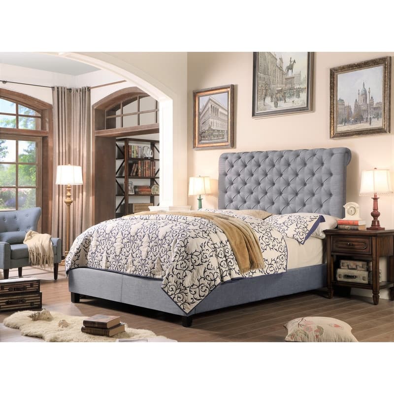 Moser Bay Copper Grove Upholstered Chesterfield Standard Bed
