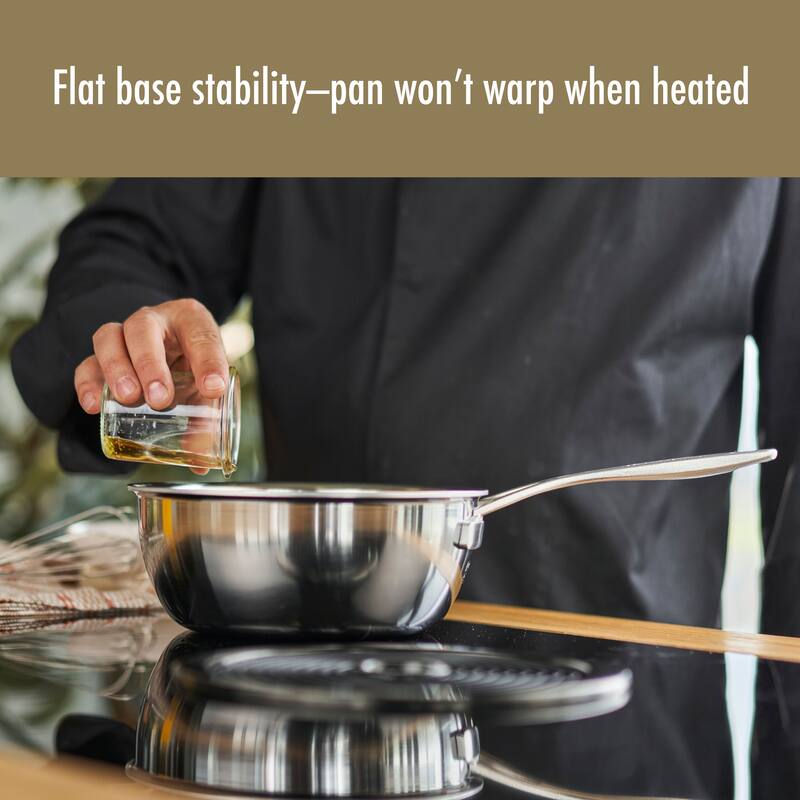 Demeyere Industry 5-Ply 3.5-qt Stainless Steel Essential Pan