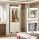 preview thumbnail 83 of 81, Cimly Closet System with Wood Drawers and Hanging Rods, Organizer Wardrobe for Walk-in and Reach-in Closet