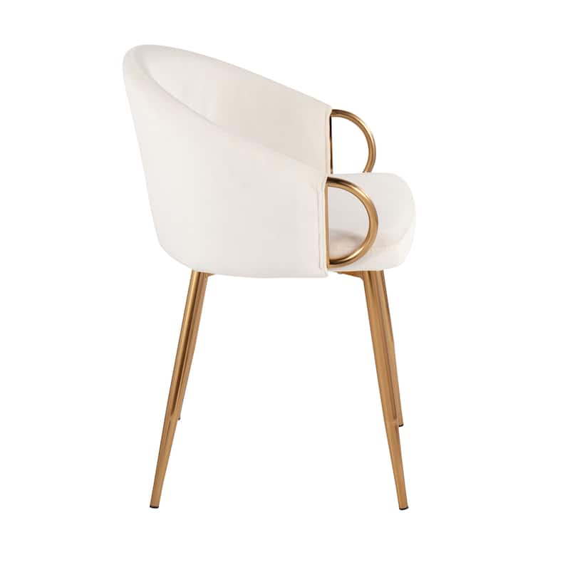 Silver Orchid Battista Upholstered Chair - Set of 2