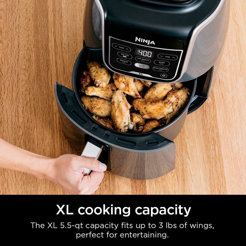 Air Fryer XL, 5.5 Qt. Capacity that can Air Fry, Air Roast, Bake