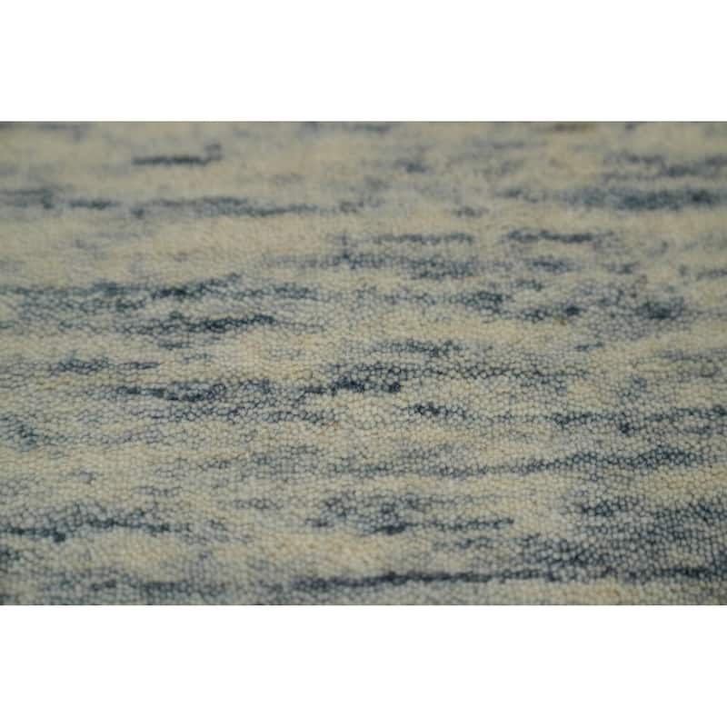 Hand Knotted Oriental 100% Wool Carpet Tribal Animal Pictorial Beige & Ivories Gabbeh Area Rug - 9' 11'' X 8' 3''